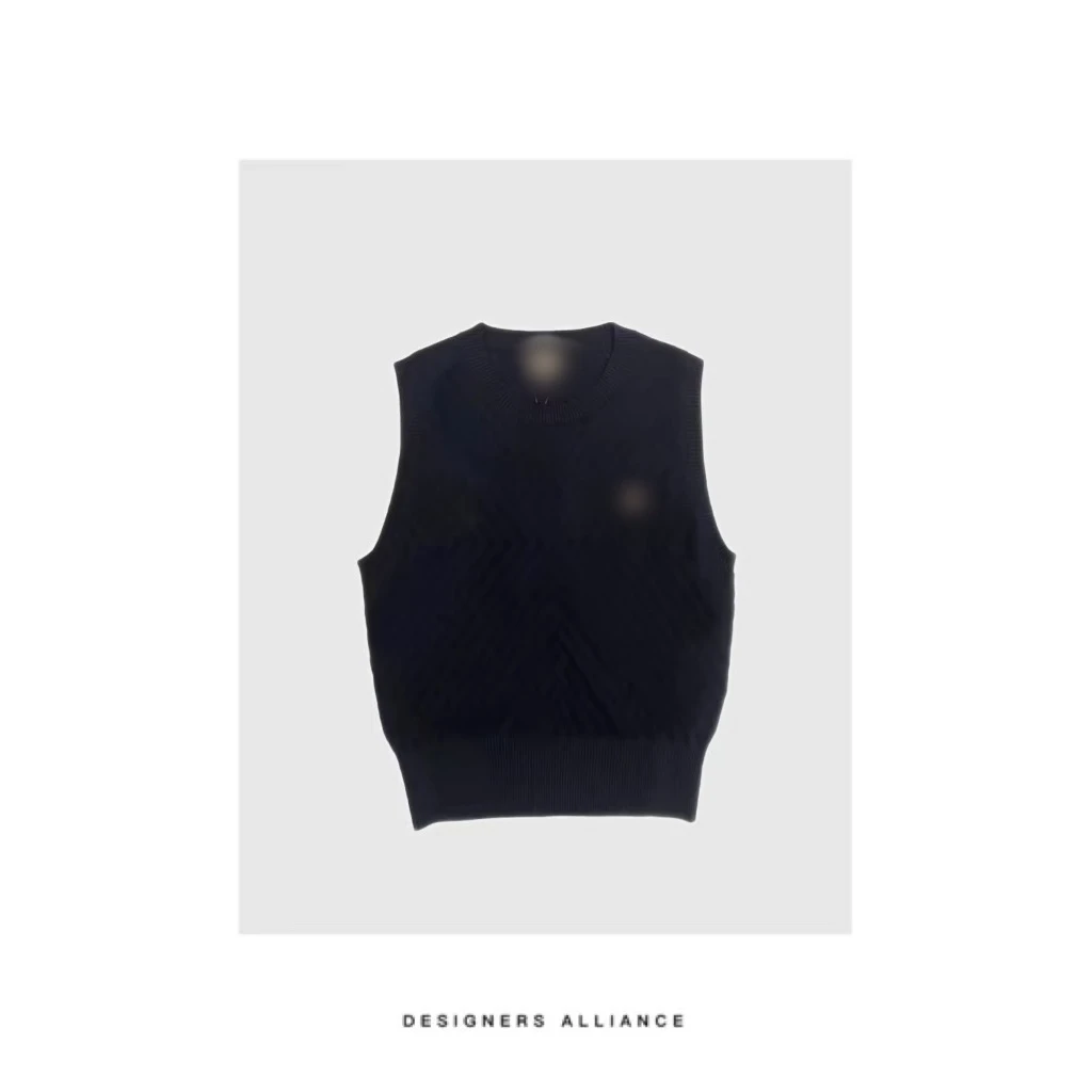 罗拉密码-设计师联盟时尚英伦高端定制针织马甲A11039