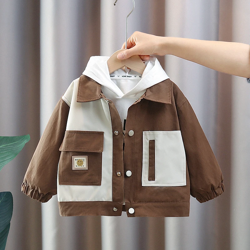 宝宝夹克小童春季儿童棒球服男童外套春秋款2025新款帅气童装春装