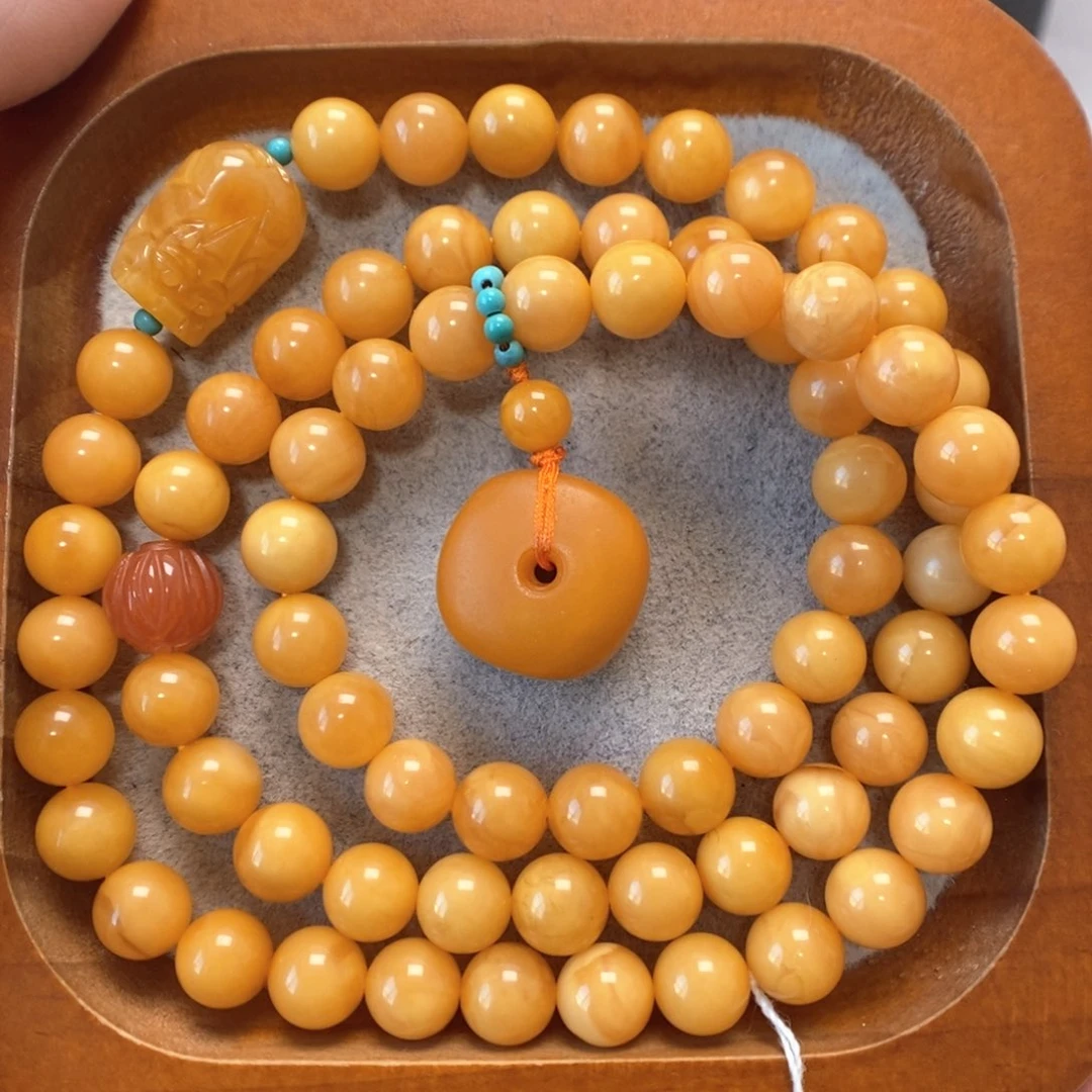 蜜蜡未镶嵌手串蜜蜡