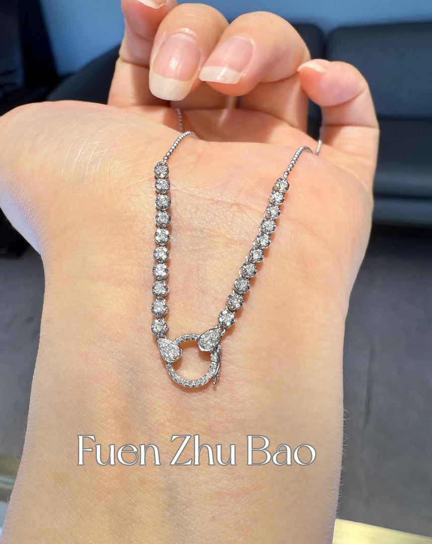 【富恩珠宝】0448重金  双开万能扣项链 ZSXL