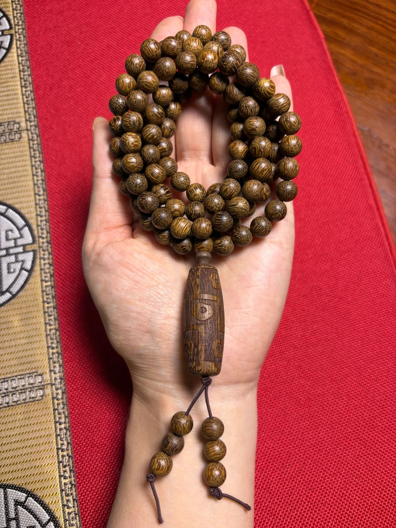 【蕹雅】0.8*108颗九眼桶珠手工珠串DIY编织老料