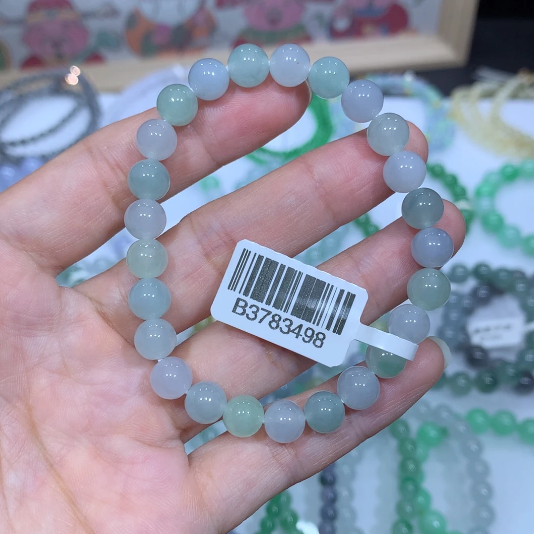 翡翠未镶嵌手链天然