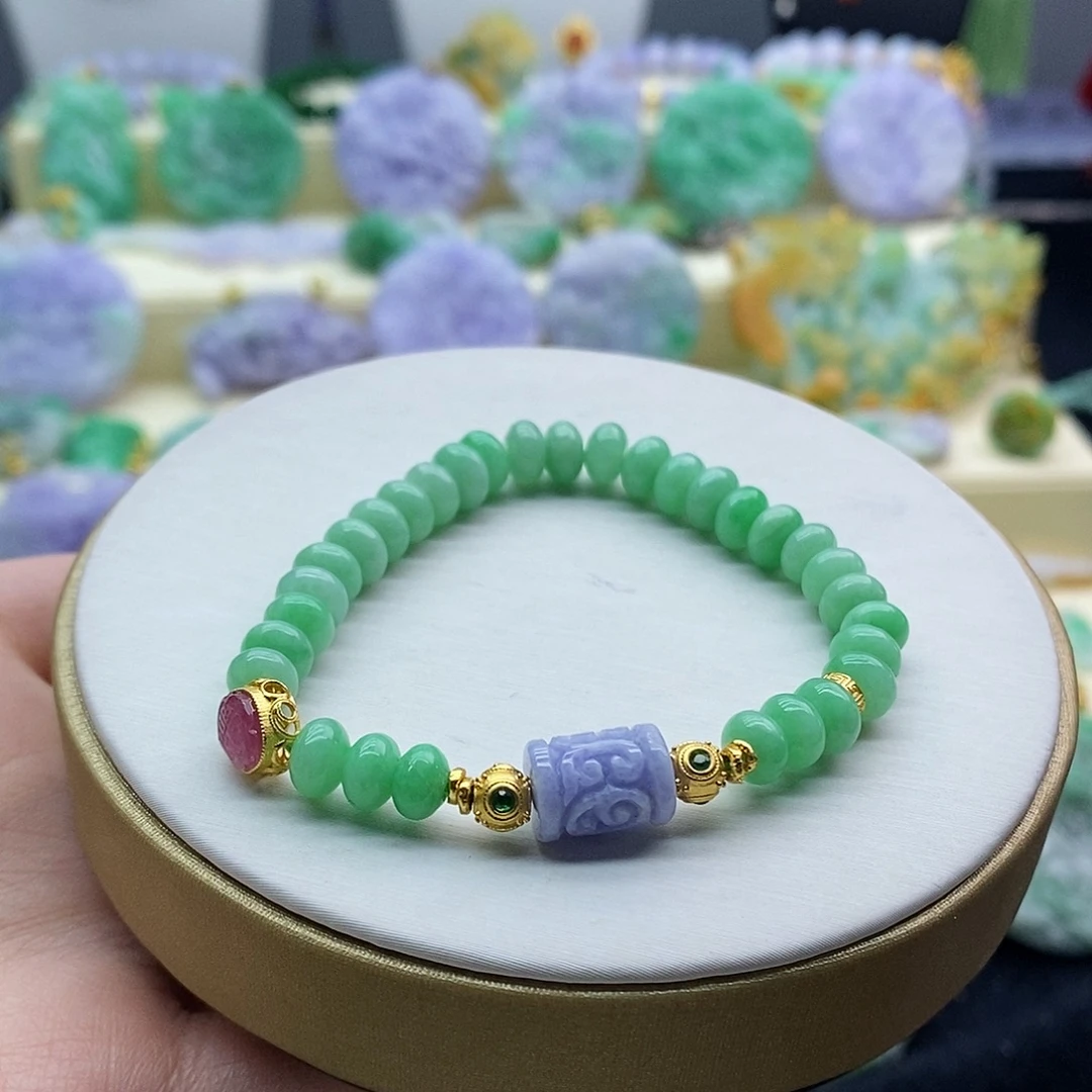 翡翠未镶嵌手串手串