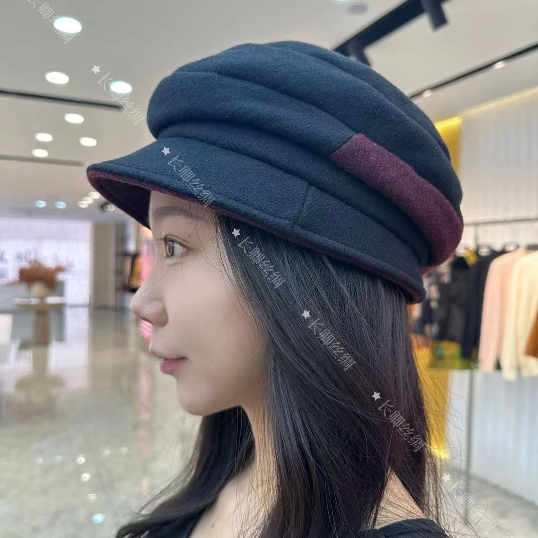 长卿 冬季羊毛休闲百搭帽子Q31