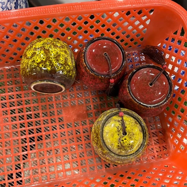小号窑变茶叶罐4罐