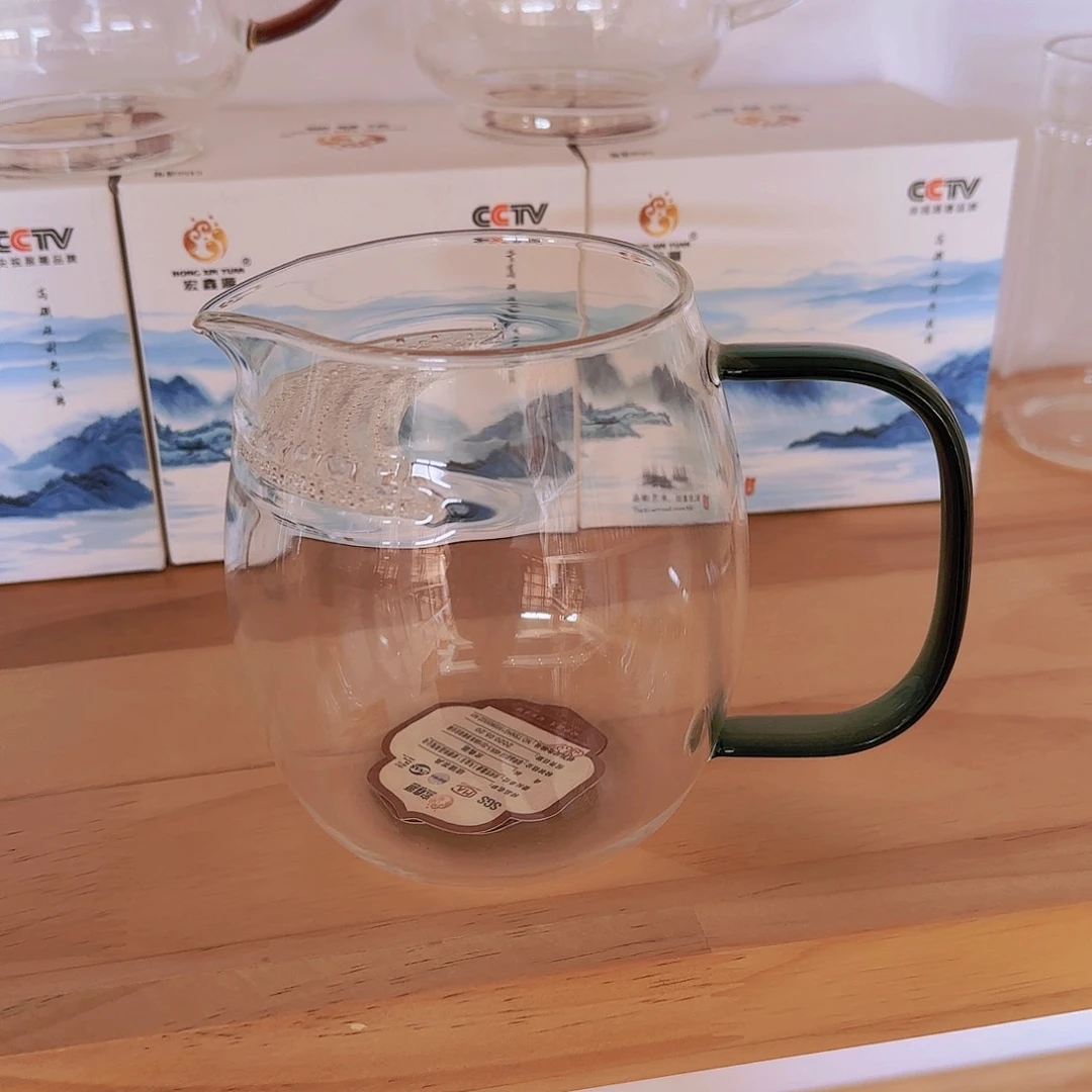 【闪购商品】高硼硅玻璃茶水分离L82湖绿