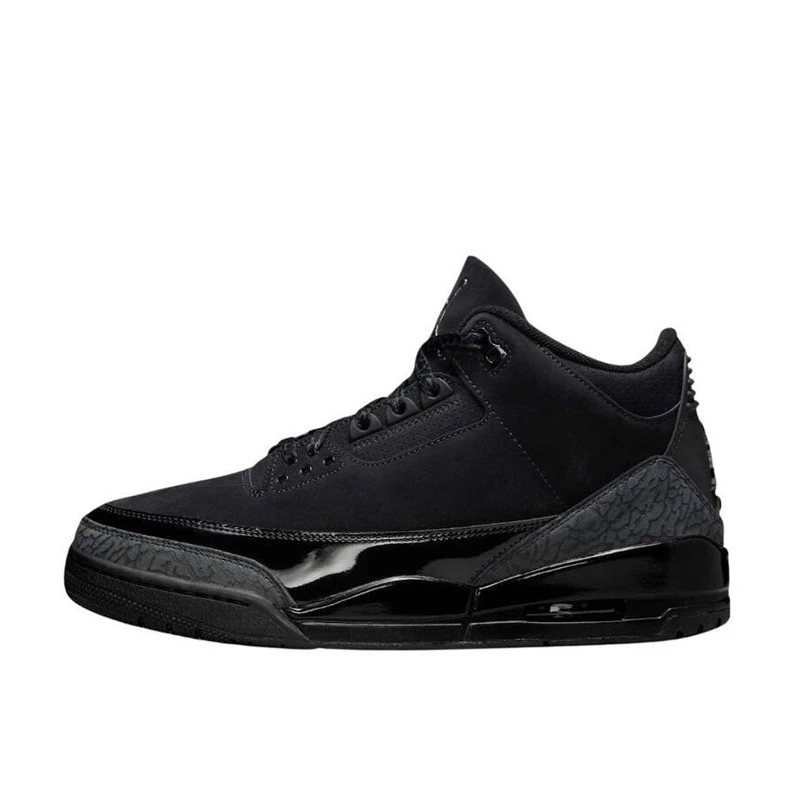 耐克Air Jordan 3 Black Cat AJ3黑猫 中帮复古篮球鞋 CT8532-001
