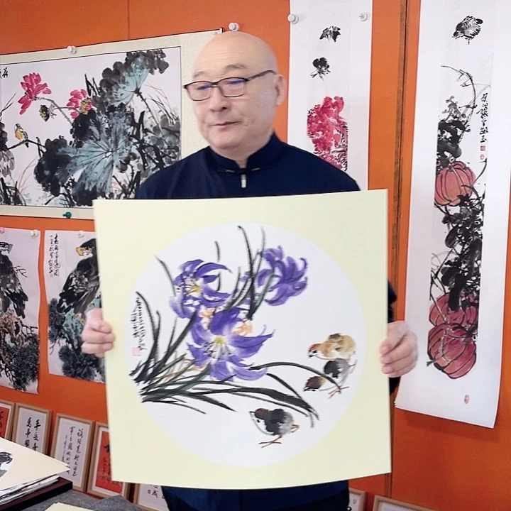 国画张圣敏先生纯手绘作品