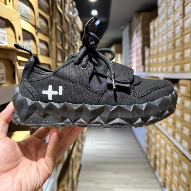 Ｏ家时尚黑色冰山底帆布潮鞋男鞋休闲鞋低帮运动鞋