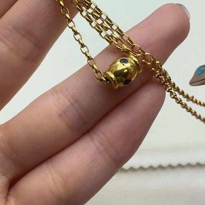 蓝宝石颈饰未镶嵌