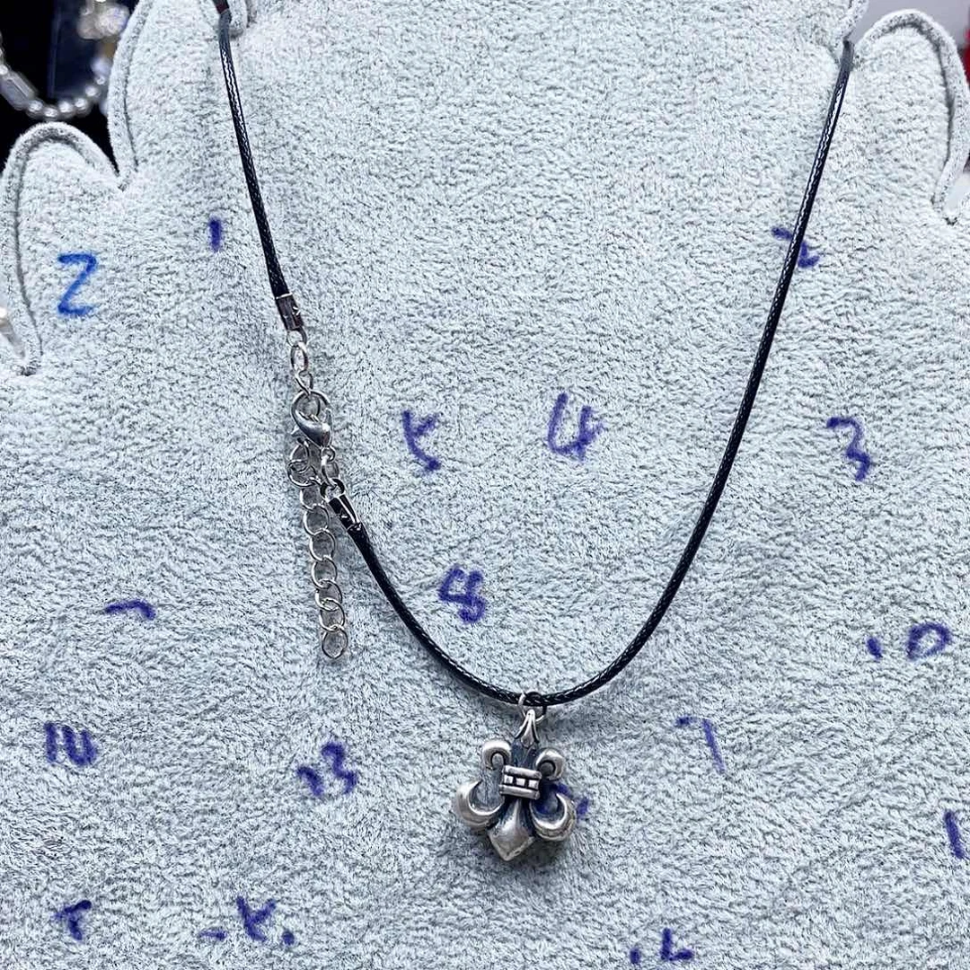 非金属纯银银饰船锚吊坠