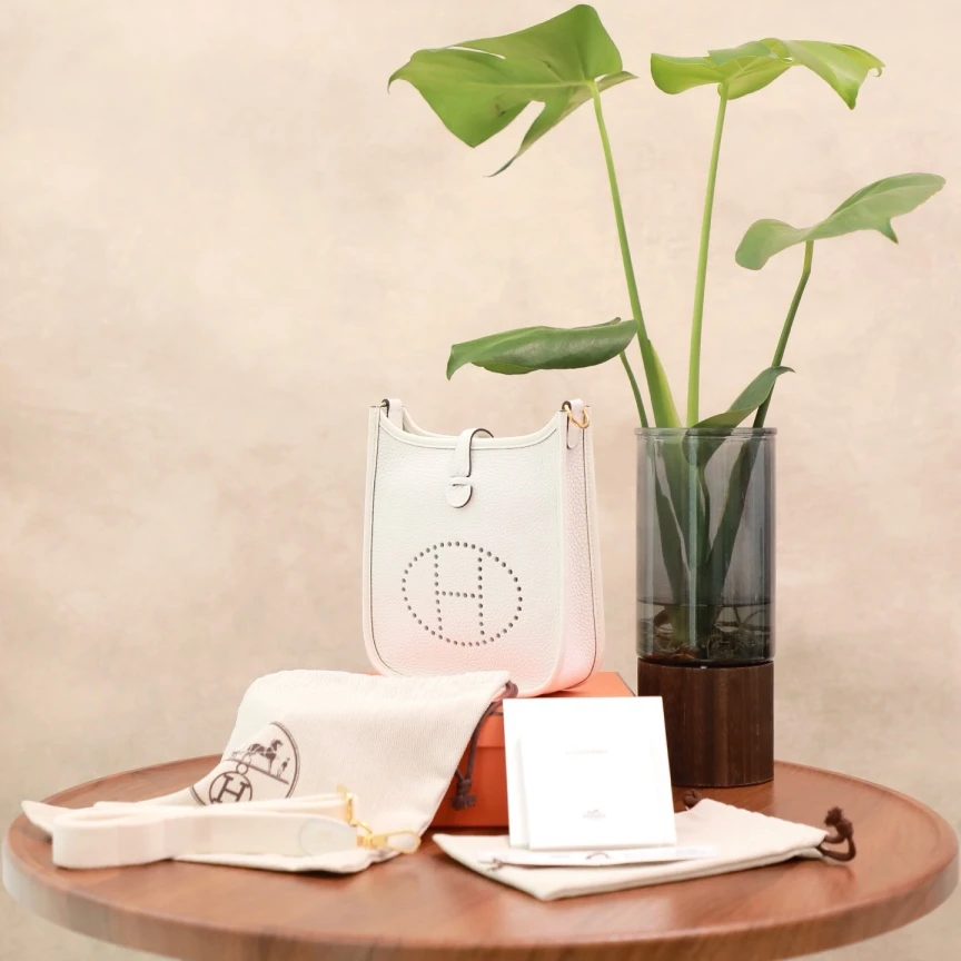 95新 Hermes/爱马仕 伊芙琳16/单肩包/6340