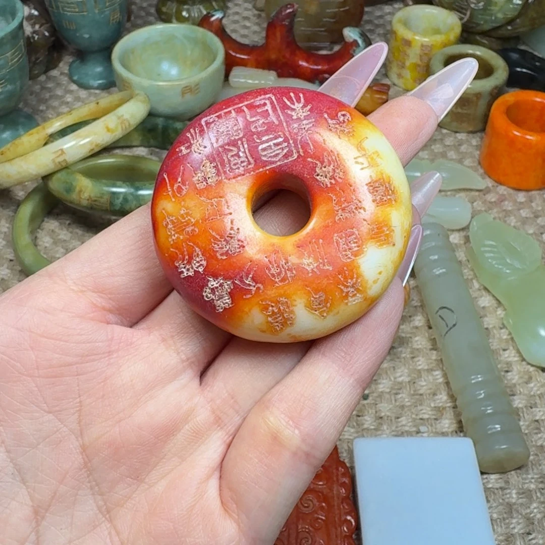 白玉菩提吊坠挂件