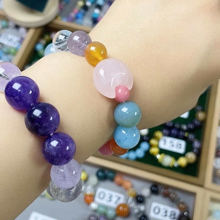 银S925镶嵌手链水晶