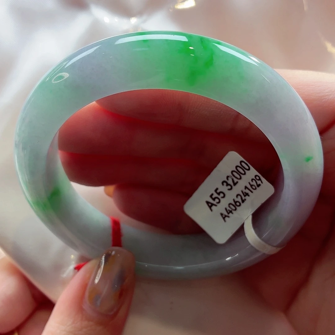 翡翠未镶嵌手镯22（34号）