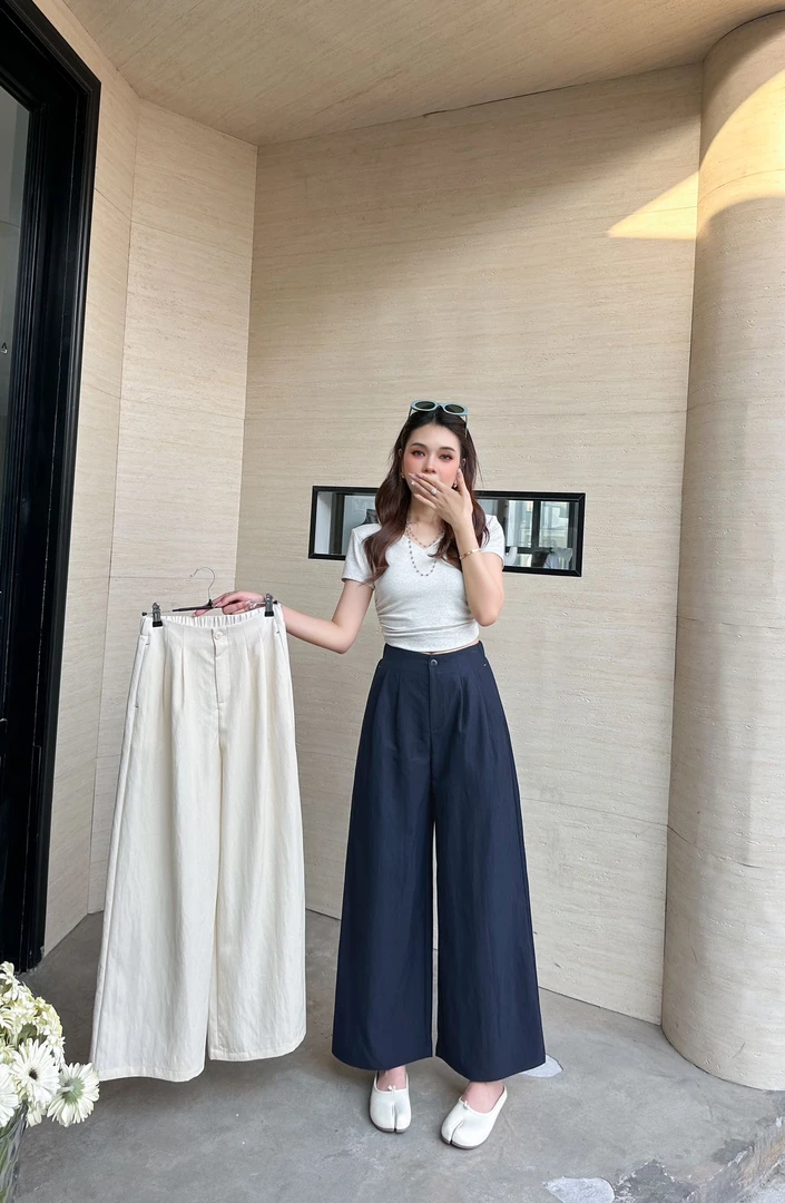 25218直筒阔腿裤莱赛尔+锦纶品质女裤长93-95cm左右