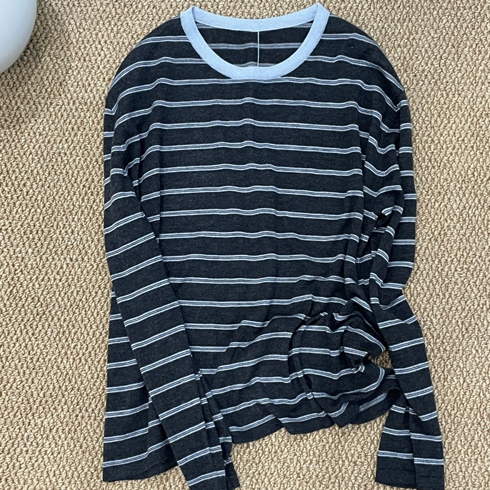 圆领条纹长袖81063D16