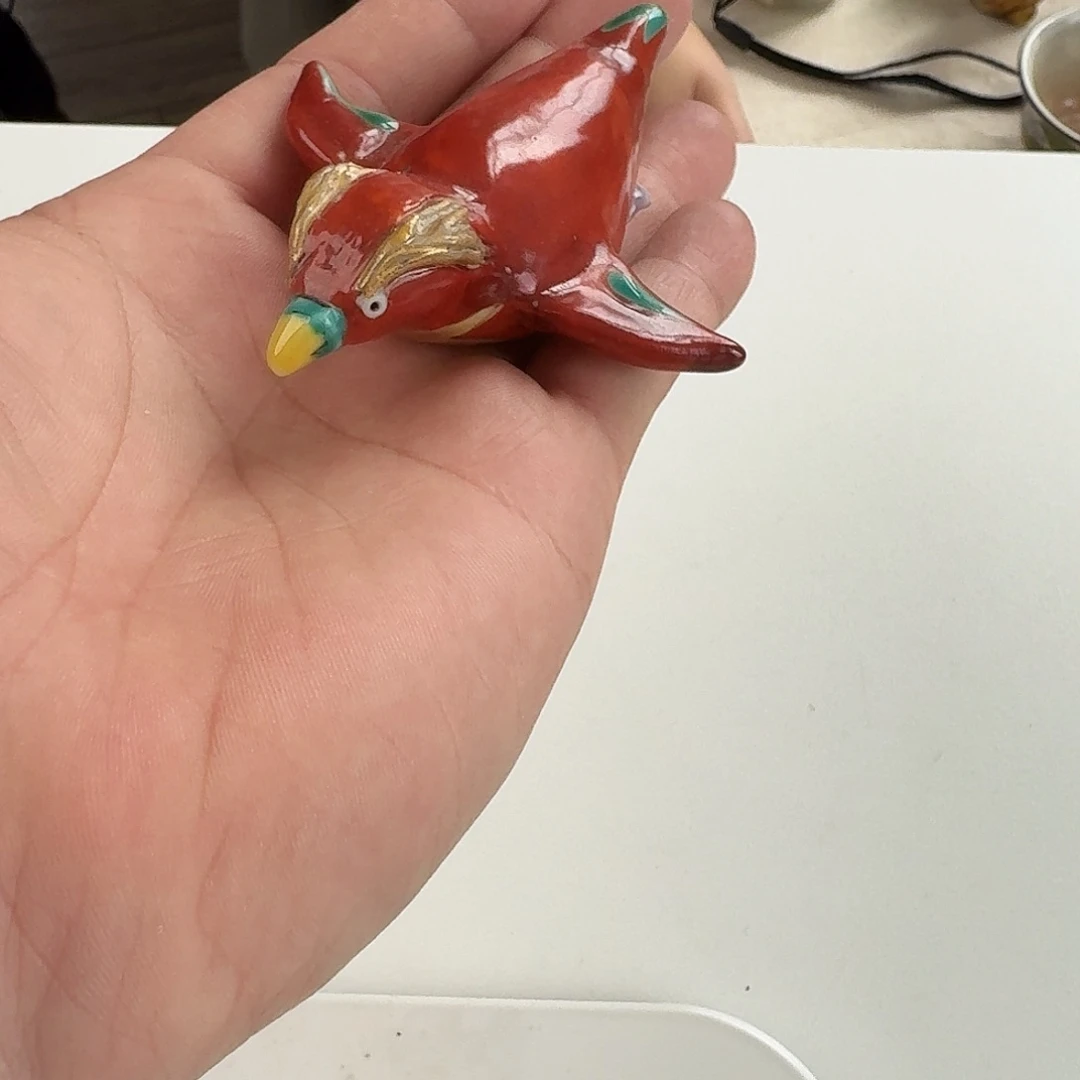 瓷片摆件企鹅一个