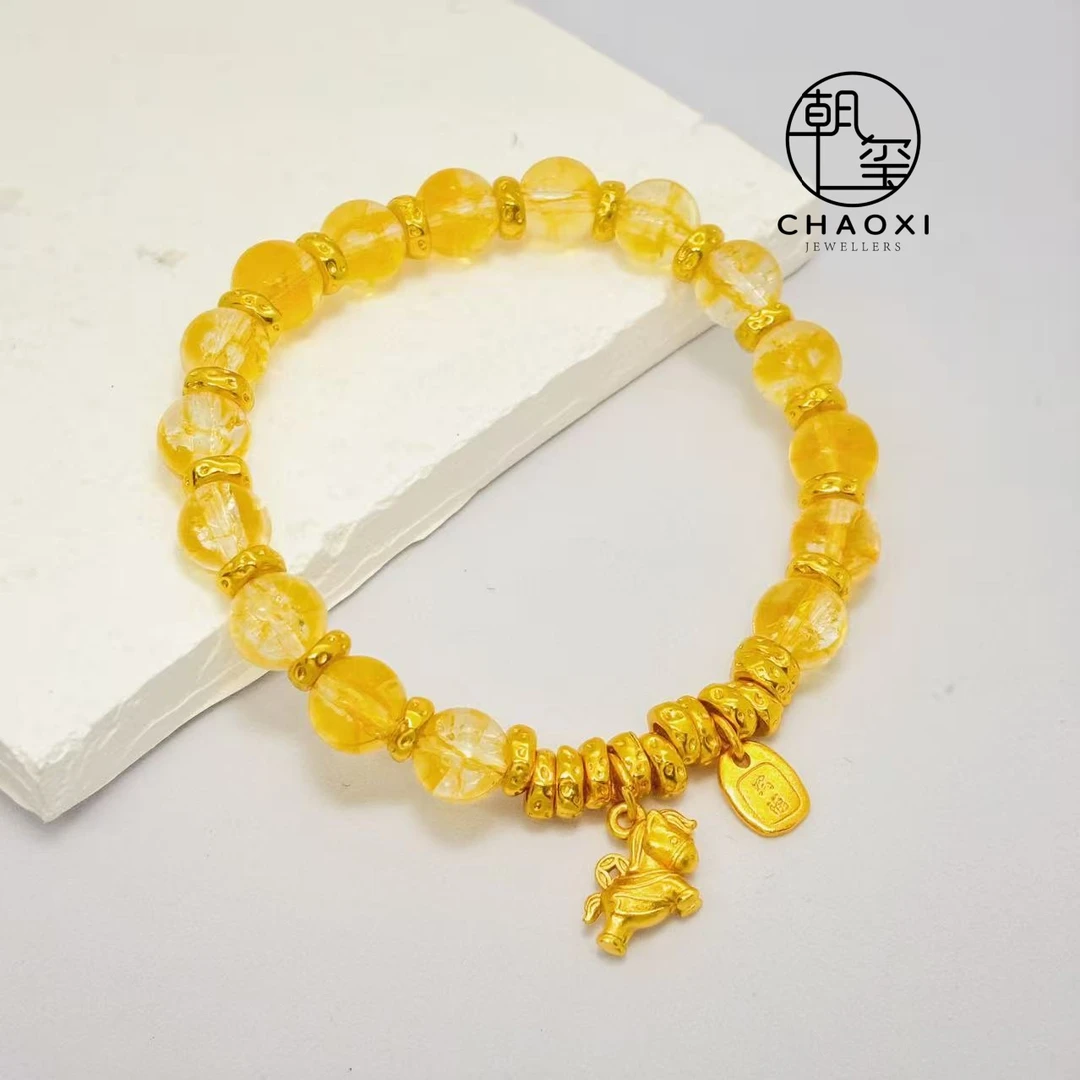 CHAOXI/朝玺 盘缠小马珠珠手串手链6407