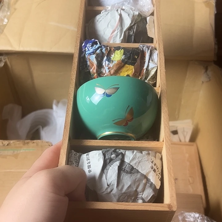 瓷片瓷器五客茶杯
