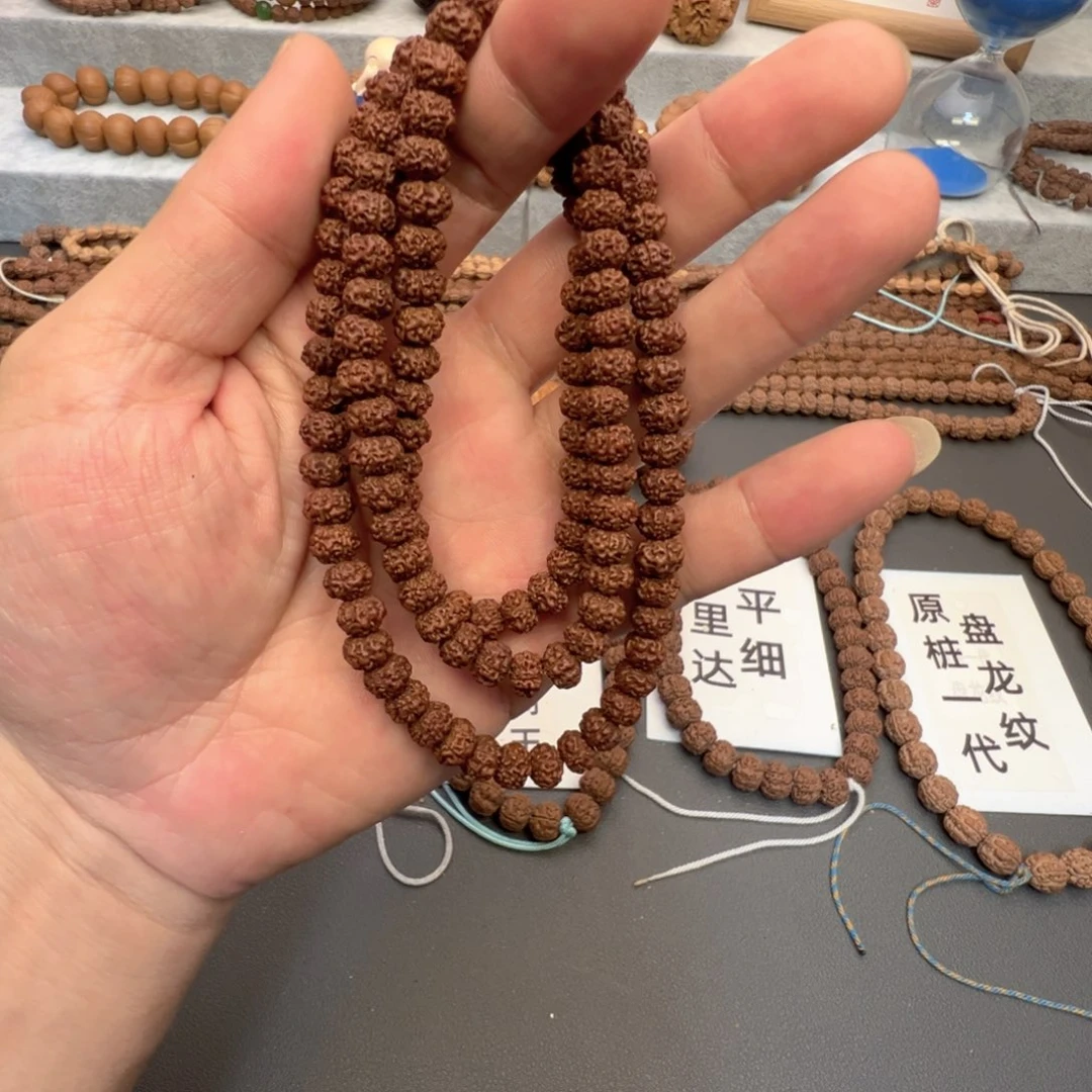 手串金刚菩提回血金刚菩提子树魔小金刚7+mm闭眼入已盘红