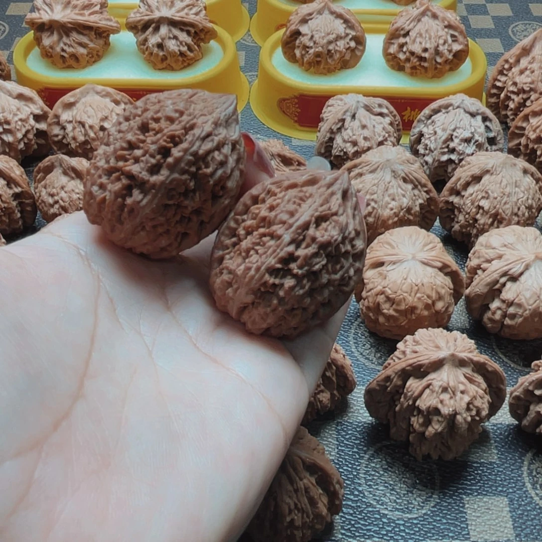 把件桃核全品大蒜头35