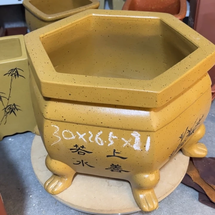 紫砂花盆宜兴紫砂