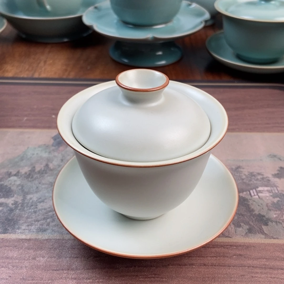 摆件原产地原矿汝瓷～茶器