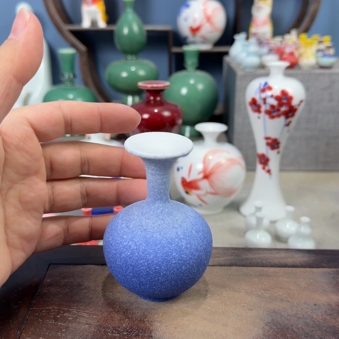 陶瓷手工小花器摆件
