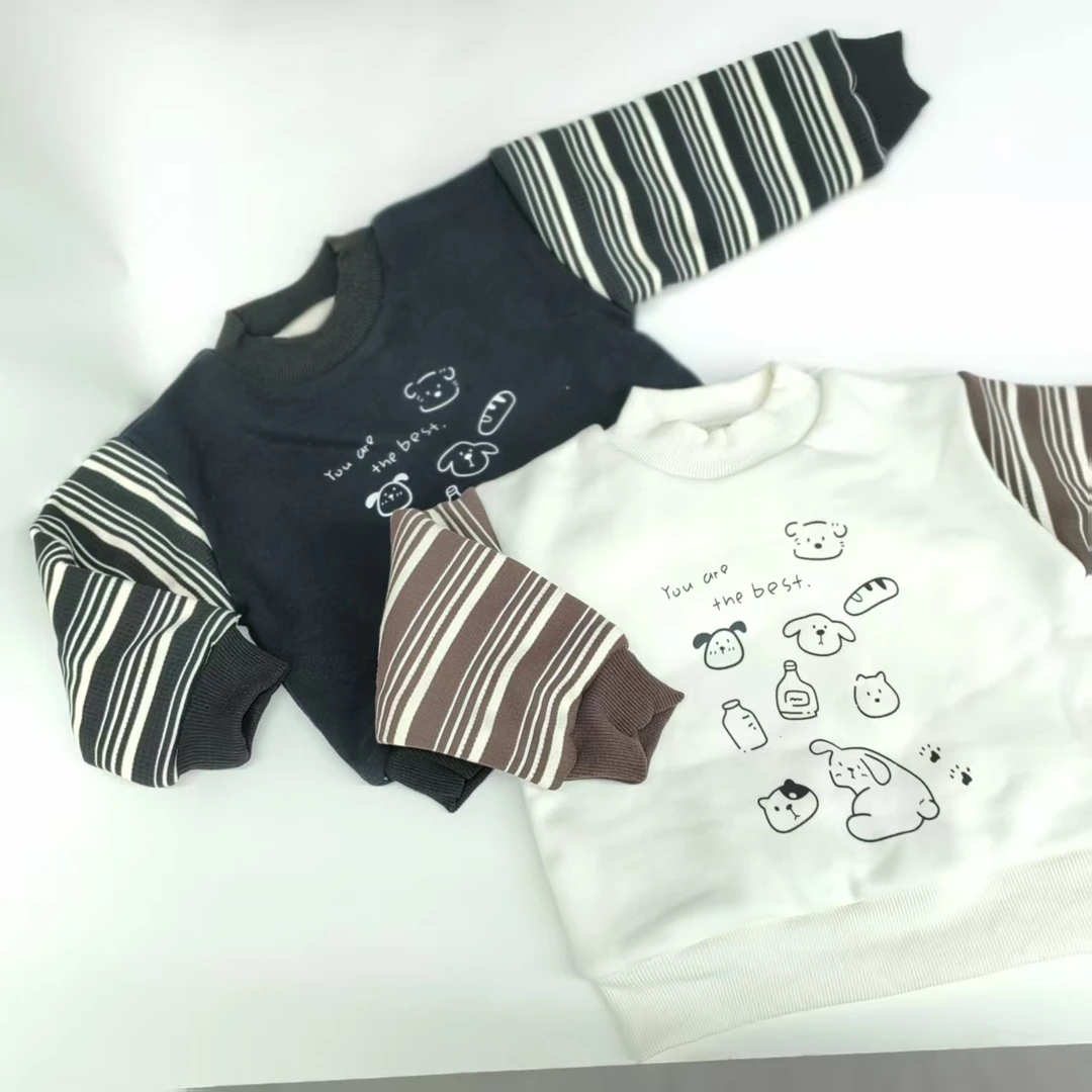 新款动物早餐双层保暖卫衣2105