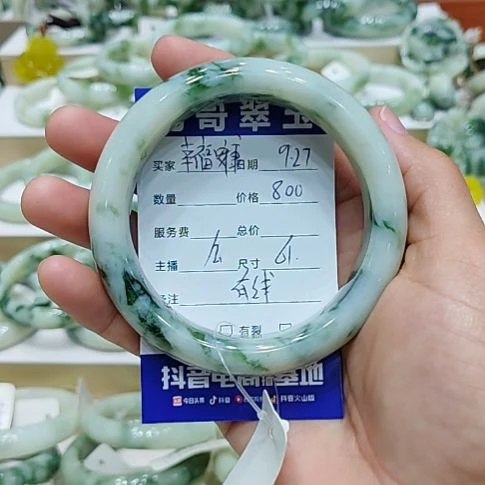 幸***康透闪石-蛇纹石玉未镶嵌手链