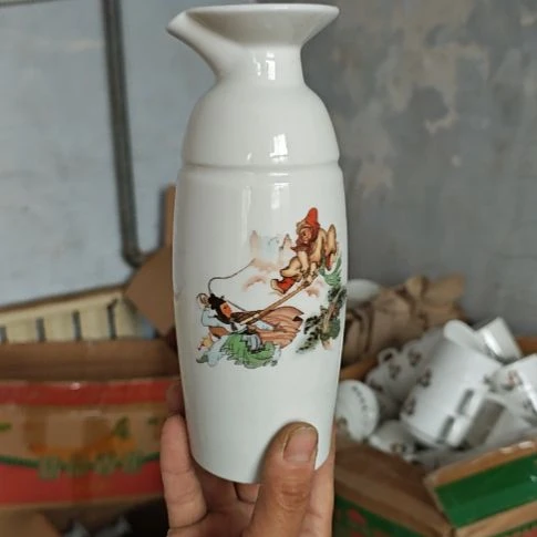 库存微瑕三打白骨精温酒壶