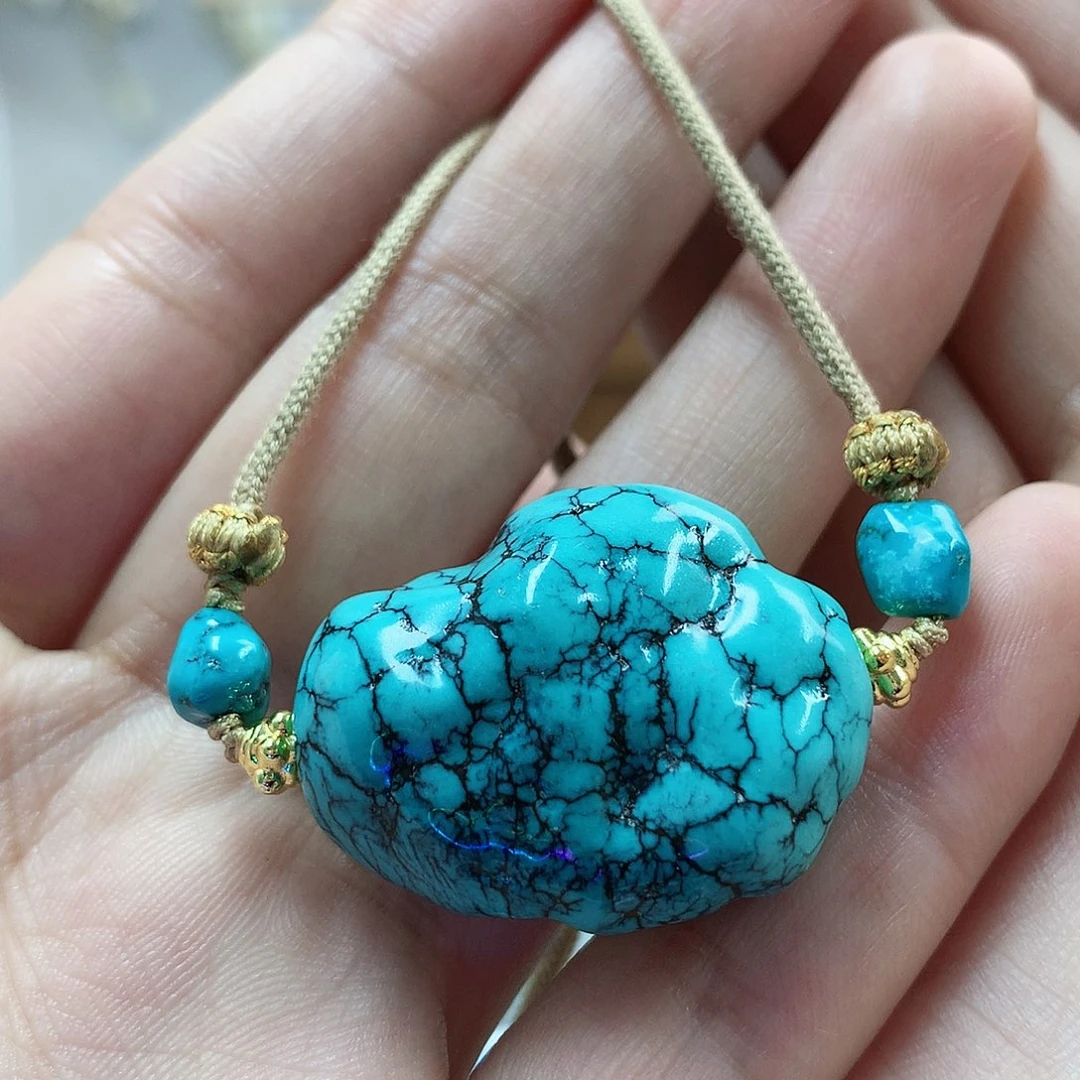 未镶嵌绿松石珠宝奇石