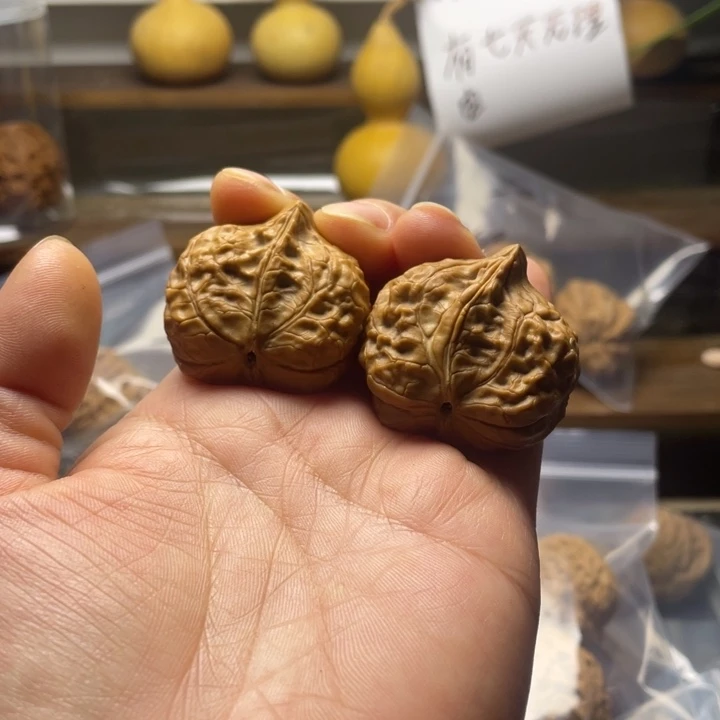 核桃龟甲纹全品半壁25.36.34