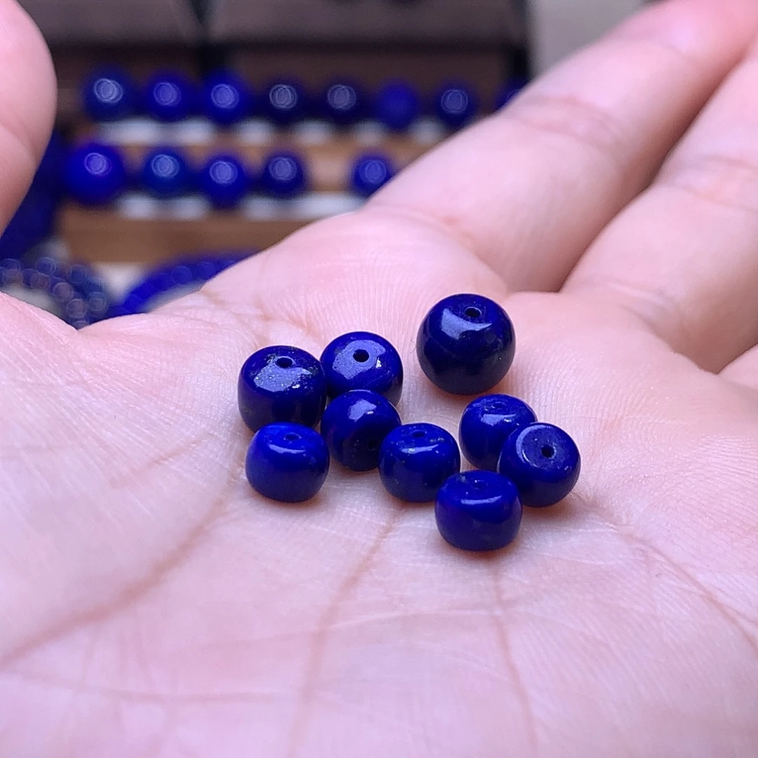 H***玺青金石未镶嵌6m6颗，7m2颗，8m一颗