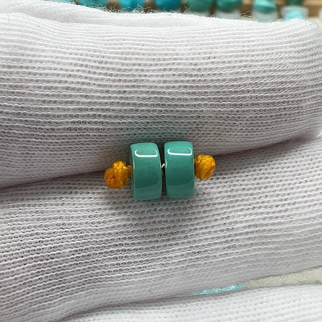 绿松石直切珠 未镶嵌