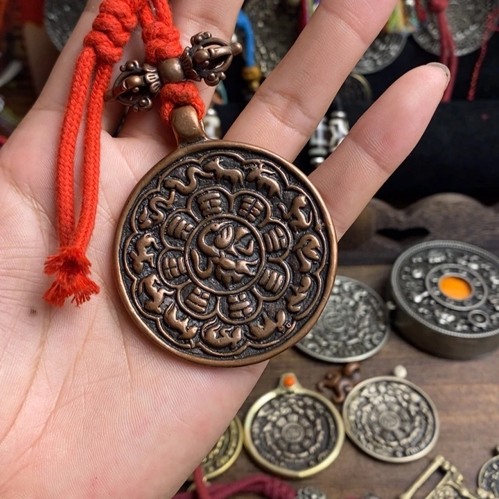 藏式风格九宫八卦牌