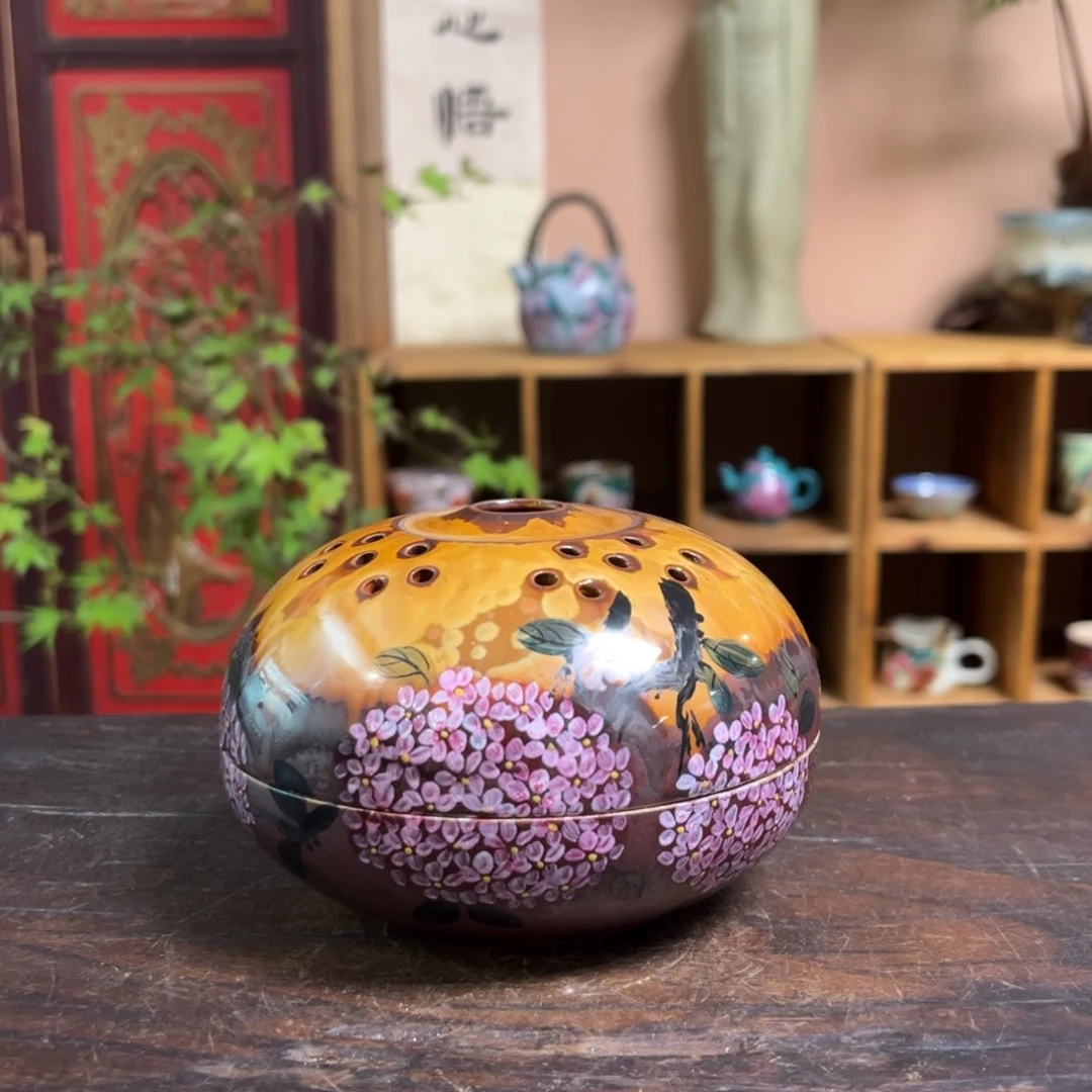 柴烧手工手绘陶瓷