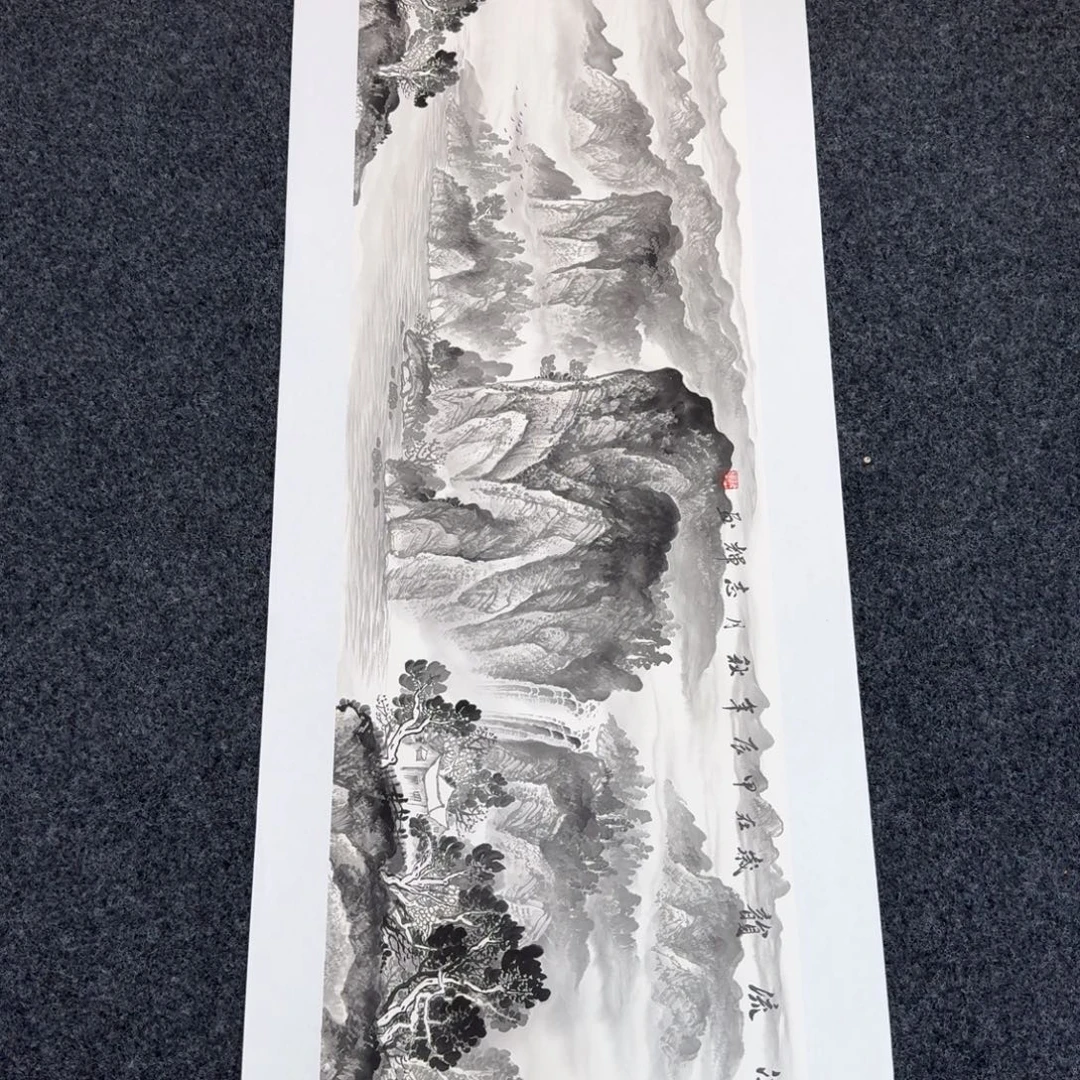 国画纯手绘山水花鸟作品