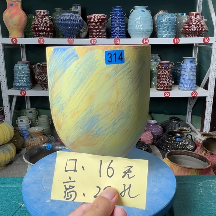 景德镇陶瓷花盆花器314