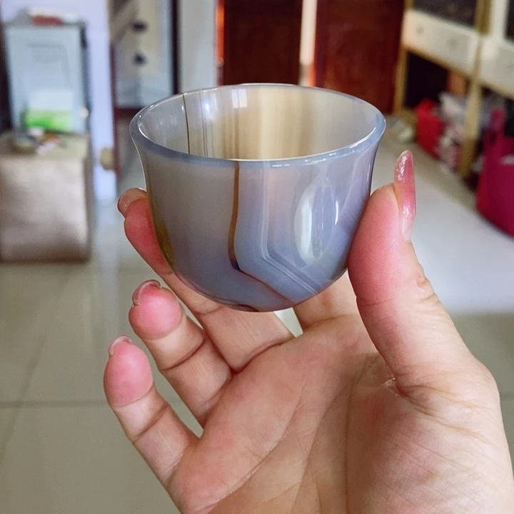 玛瑙/玉髓茶具未镶嵌偶*