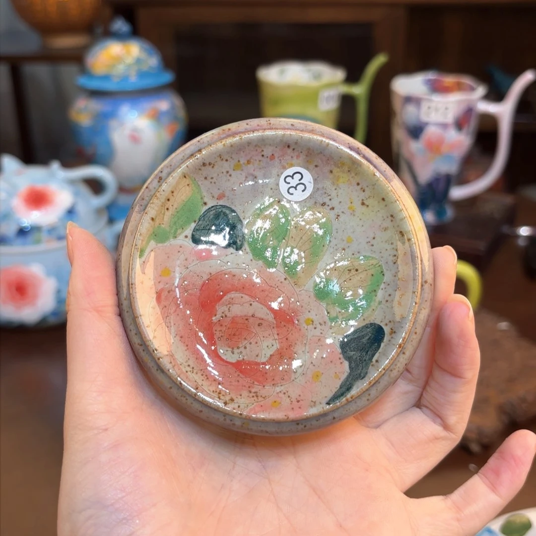 景德镇手绘高温釉下彩陶瓷茶具