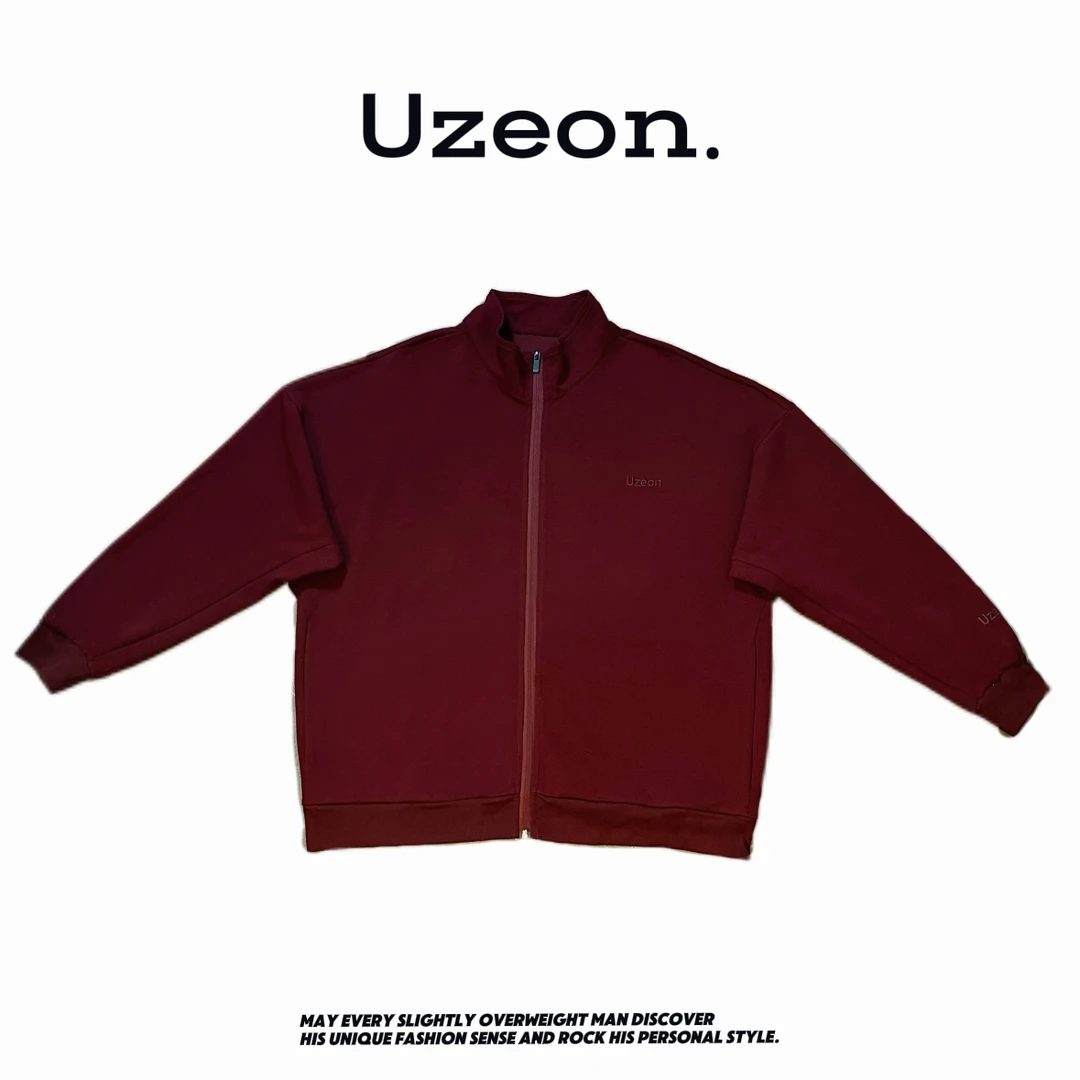 Uzeon 大码男装卫衣外套休闲有型百搭舒适简约外套