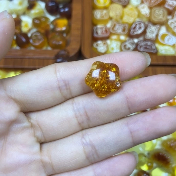 吊坠橄榄核花颇星星16
