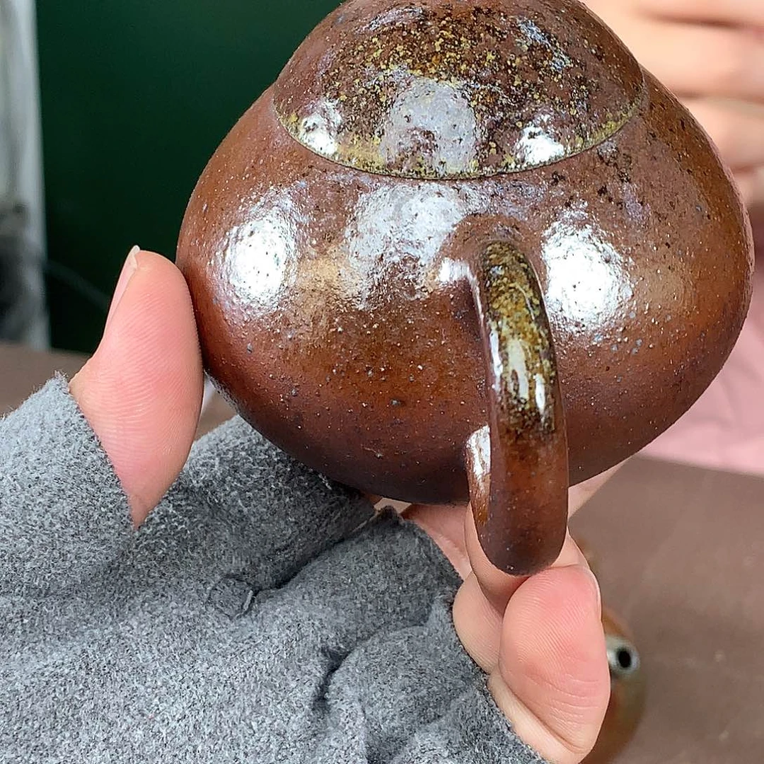 紫砂柴烧纯自然柴烧