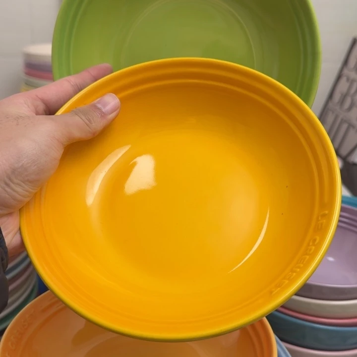 微瑕2个7英寸燕麦盘