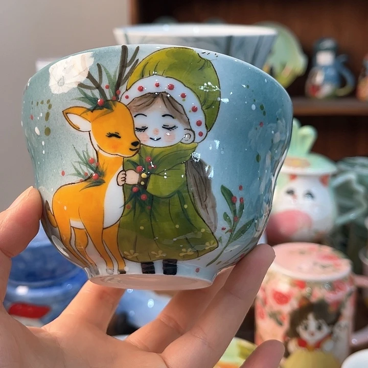 陶景德镇釉下手绘陶瓷