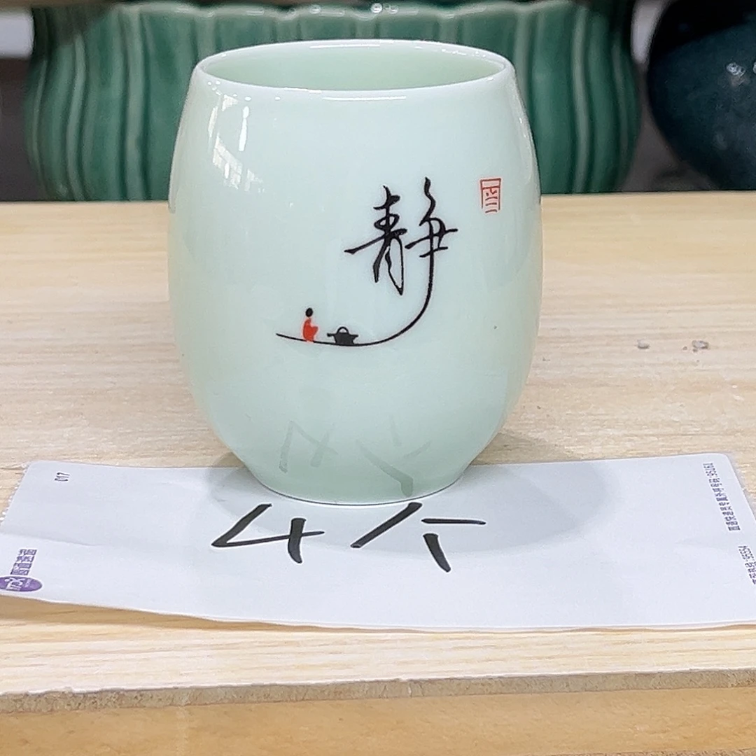 陶瓷绿植多肉微瑕花盆口径5.5*8无孔