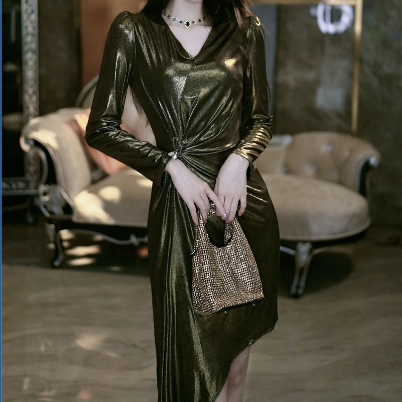 【爵士名媛】淑媛气质连衣裙