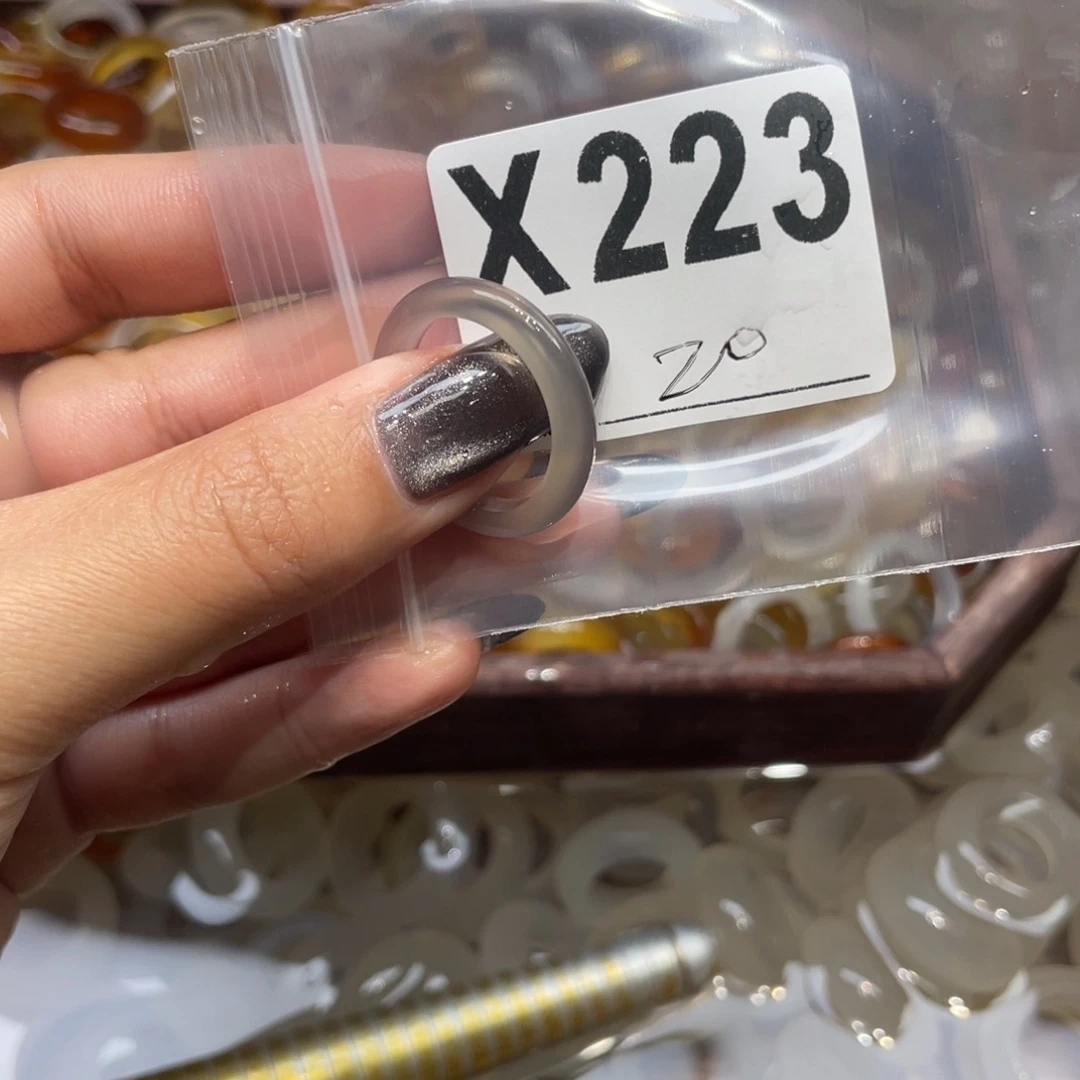 玛瑙/玉髓未镶嵌戒指223